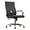 Black, variant on Home Office Chair Ribbed, Modern Leather Conference Room Chairs, High Back Executive Computer Chair, Ergonomic Office Desk Chair, Adjustable Swivel Chair with Arms (Brown)