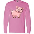 thumbnail image 3 of Inktastic Cute Pig Long Sleeve T-Shirt, 3 of 5