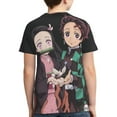 thumbnail image 2 of Demon Slayer Boys Girls T-Shirt 3d Print Graphic Short Sleeve Tee Shirt Tops For Kids Teens, 2 of 7
