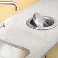 thumbnail image 6 of 3X Stainless Steel Garbage Flap Lid Trash Bin Cover Flush Built-in Balance Swing Flap Garbage Lid for Kitchen Counter, 6 of 6
