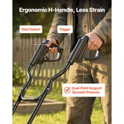 VEVOR 14in Corded Electric Tiller, Garden Rototiller, 10A Heavy-Duty Tilling Machine, Cultivator with Steel Tines and Foldable Handle, for Lawn, Yard, and Gardening Care
