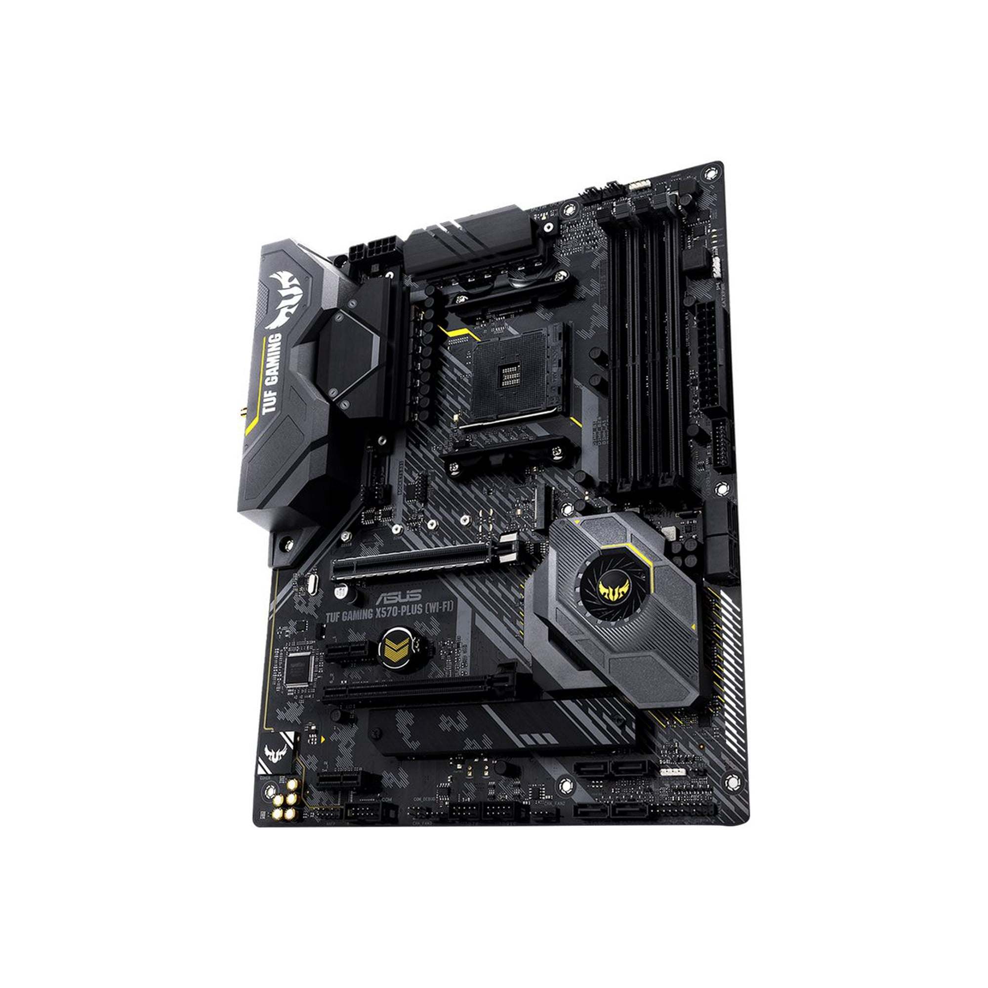 ASUS TUF GAMING X570 PLUS WI FI Motherboard ATX Socket AM4 AMD X570 Chipset USB C Gen2 USB 3.2 Gen 1 USB 3.2 Gen 2 Bluetooth Gigabit