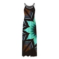 thumbnail image 4 of Maxi vestidos de mujer verano casual cuello en V sin mangas vacaciones playa bolsillos vestido largo Fridja  hjkh6702, 4 of 5