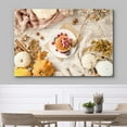 thumbnail image 3 of wall26 Canvas Print Wall Art Autumn Fall Pancake Pumpkin Berry Honey Food &amp; Cooking Kitchen Photography Realism Decorative Scenic Rustic Zen Calm Colorful for Living Room, Bedroom, Office - 16&qu, 3 of 5