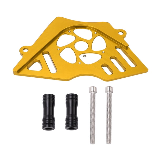 Cubiertas De Choque De Rueda Dentada ANGGREK Protector de Cadena de Rueda Dentada Delantera Aleación de Aluminio