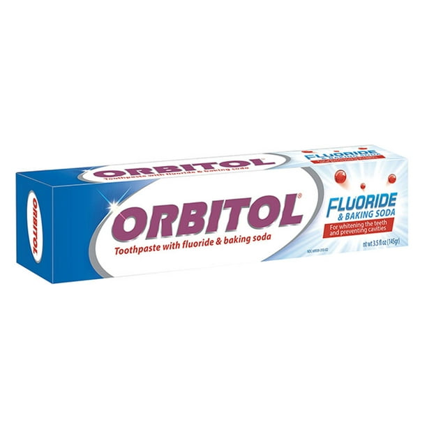 Orbitol Kosher Fluoride & Baking Soda Toothpaste Passover 3.5 Oz