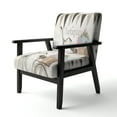thumbnail image 2 of Designart "French Bicycle Flea Market II" Upholstered Vintage Accent Chair - Arm Chair, 2 of 5