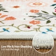 thumbnail image 4 of Lalado Floral Area Rugs, 5ft x 8ft Vintage Area Rugs for Living Room Bedroom Kitchen Indoor Home Decor, Washable Non-Slip Carpet, Pink, 4 of 10