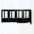 thumbnail image 4 of Carte d'Extension SSD R37A PCIe 4.0 X16 vers 4 Ports pour Disque Dur Gen4 X16 Dock GPU, 4 of 8