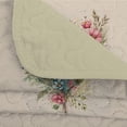 thumbnail image 5 of Davulos Quilt Set Queen Size Heart Shape Flower Pattern Bedding Set Soft Microfiber Lightweight Bedspread Coverlet for All Season with 1 Quilt 2 Pillow Sham, 5 of 8
