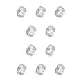 thumbnail image 3 of Minnieouse Anillos ajustables de múltiples capas para fiesta de disfraces, banquete, viaje, anillo de cobre abierto, joyería de mano, Oro blanco 10piezas, 3 of 6