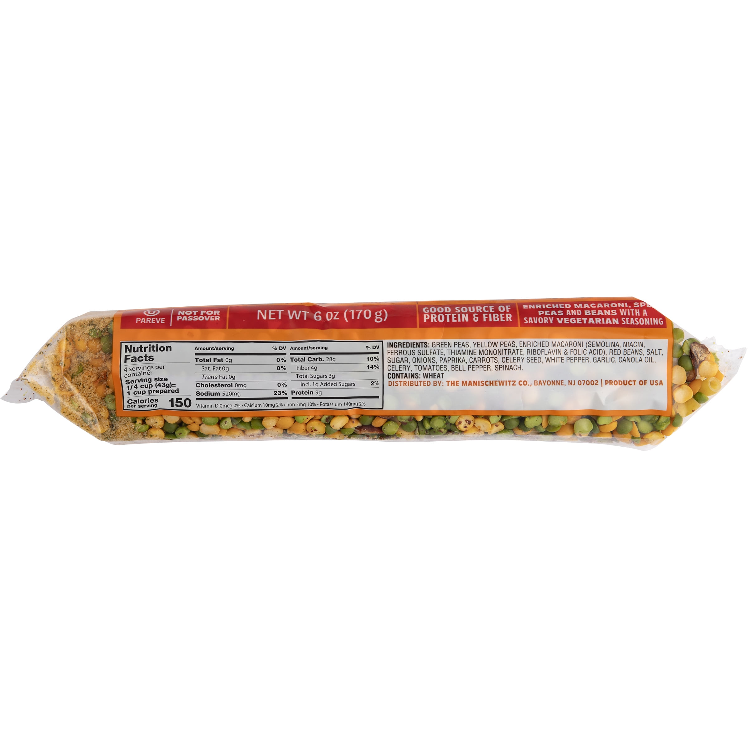 (6 pack) Manischewitz Minestrone Soup Mix, 6 oz