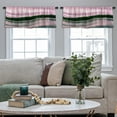 thumbnail image 4 of LALILO Kitchen Curtain Valance Summer Evening Dramatic Purple Rod Pocket Window Curtain 52"x 18" Set of 2, 4 of 5