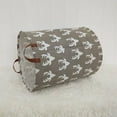 thumbnail image 4 of HowarmerCanvas Laundry Basket with Handles, Deer Pattern, 4 of 8