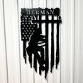 thumbnail image 3 of Handmadetneonsign American Flag Lineman Metal Wall Art Light, USA Flag Electric Cable Lineman Metal Sign Wall Decor, 3 of 3