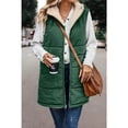 thumbnail image 5 of Both sides can wearWomen's 2024Warm Winter Coats Reversible Sherpa Fleece Long Hooded Puffer Jackets Outerwear, 5 of 9