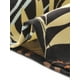 thumbnail image 5 of INSPIRAR CHIC Top de tanque con volantes de cuello cuadrado impreso tropical para mujer L Negro Naranja, 5 of 5