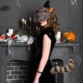 thumbnail image 5 of 1 unidad colgante de cola de animal 3D para Halloween, para mujer, con pompones, cola peluda a la moda, 50 cm, cola de Halloween, 5 of 5