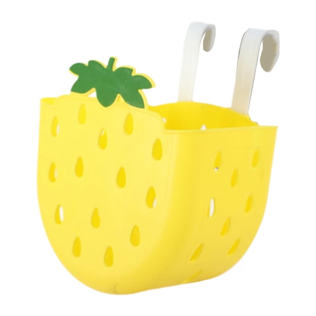 S SERENABLE Kids Bike Basket Children Storage Basket for Camping Scooters Riding Yellow