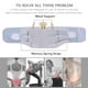 thumbnail image 4 of Cinturón de soporte lumbar Lumbosacra Back Brace Soporte de cintura transpirable ajustable, 4 of 5