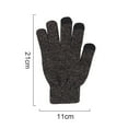 thumbnail image 2 of Knit thermal gloves, wool non-slip touch screen gloves, 2 of 5