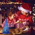 thumbnail image 4 of Árbol De Navidad Led De Mesa 7 Árboles De Navidad Acrílicos Iluminados Que Cambian De Color Con Adornos Decoración De Vacaciones De Fiesta De Navidad Advancent HA039062-00, 4 of 6