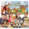 thumbnail image 5 of Lion Guard Party Supplies Birthday Decorations Plates Banner Kids Cake Toppers Set Decor, 5 of 7