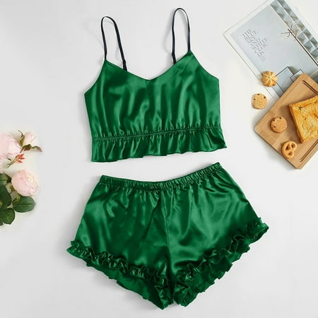 

Ykohkofe Folded Lace Sexy Lingerie Silk Underwear Sleepwear Underwear Pajamas Satin