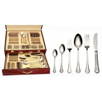 75-Piece Venezia Collection Flatware Set - Service for 12