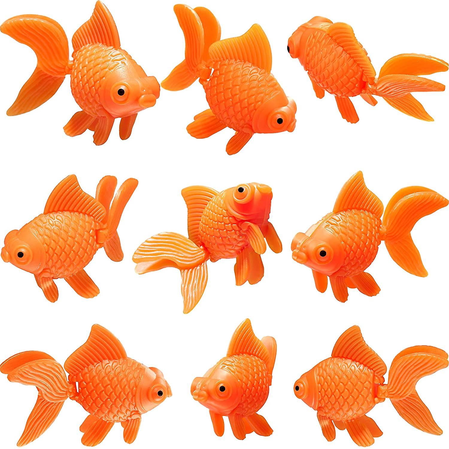 15 Pcs Poissons d'Aquarium Artificiels Réalistes Ornement de Poissons en Plastique