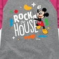 thumbnail image 3 of Disney Jr - Rock The House  - Toddler & Youth Girls Raglan Graphic T-Shirt, 3 of 4