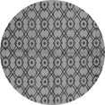 thumbnail image 1 of Ahgly Company Indoor Round Oriental Gray Industrial Area Rugs, 3' Round, 1 of 4