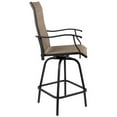 thumbnail image 5 of Afuera Living 30" All-Weather Patio Swivel Bar Stools in Brown (Set of 2), 5 of 12