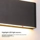 thumbnail image 5 of Aplique de Pared LED Lámpara de Pared Exterior Impermeable Lámparas de Pared para Interiores Accesorios de Iluminación Sala de Estar Dormitorio Pasillo Corrido Negro M, 5 of 5