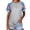 Grey, variant on Summer Tops for Women Women Camouflage Print Crew Neck Short Sleeve Colorblock T Shirt Top Womens Essentials Fashion Clothing