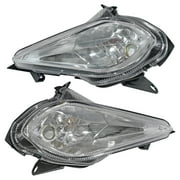Pack of 2 LED SE33Headlights Right/Left for Yamaha YFZ450 YFZ450R YFZ450X Wolverine 350 450, Raptor 250 350 Raptor 700 2006-2022