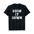 thumbnail image 1 of Burn It Down T-Shirt - White - M, 1 of 4