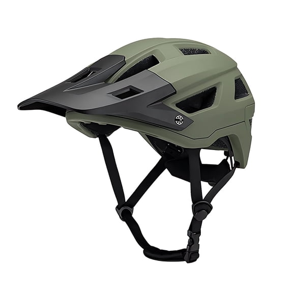 ITW Buckle Mountain Bike Helmet with Removable Visor for Men and Women, Lightweight for Commuting and Off Road Cycling