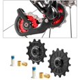 thumbnail image 1 of Lightweight Bike Rear Derailleur Pulley Aluminum Alloy Jockey Wheel Ceramic Bearing Mountain Accessory Macarena rueda jockey, 1 of 8
