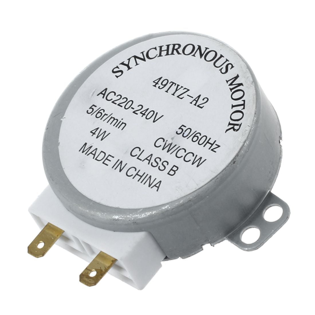 Microwave Oven Turntable Synchronous Motor CW/CCW 4W 5/6RPM AC 220-240V 