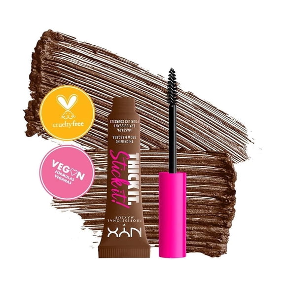 Máscara de Cejas Nyx Professional Makeup Thick It. Stick It! Brunette 7 ml