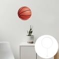 thumbnail image 3 of Miangastore 4 Pcs Wall-Mounted Basketball Holder Football Display Rack Multi-Function Iron Sports Ball Holder Stylish Storage Stand Space-Saving Basketball Rack, 3 of 9