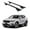 Black, variant on ERKUL Roof Rack Cross Bars for Volvo XC40 2018-2025 | Aluminum Crossbars with Anti Theft Lock for Rooftop | Compatible with Flush Rails - Black
