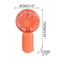thumbnail image 3 of Desktop and Handheld Small Fan USB Rechargeable Portable Fan with Three Speed Settings Powerful Wind for Indoor Outdoor Use Personal Cooling Device, 3 of 5