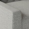 thumbnail image 5 of 78.75'' 3-Seater Mid Century Modern Sofa with Comfy Button Tufted Backrest Cushion, Upholstered Comfy Couches for Living Room,Bedroom, Apartment,Grey, 5 of 9