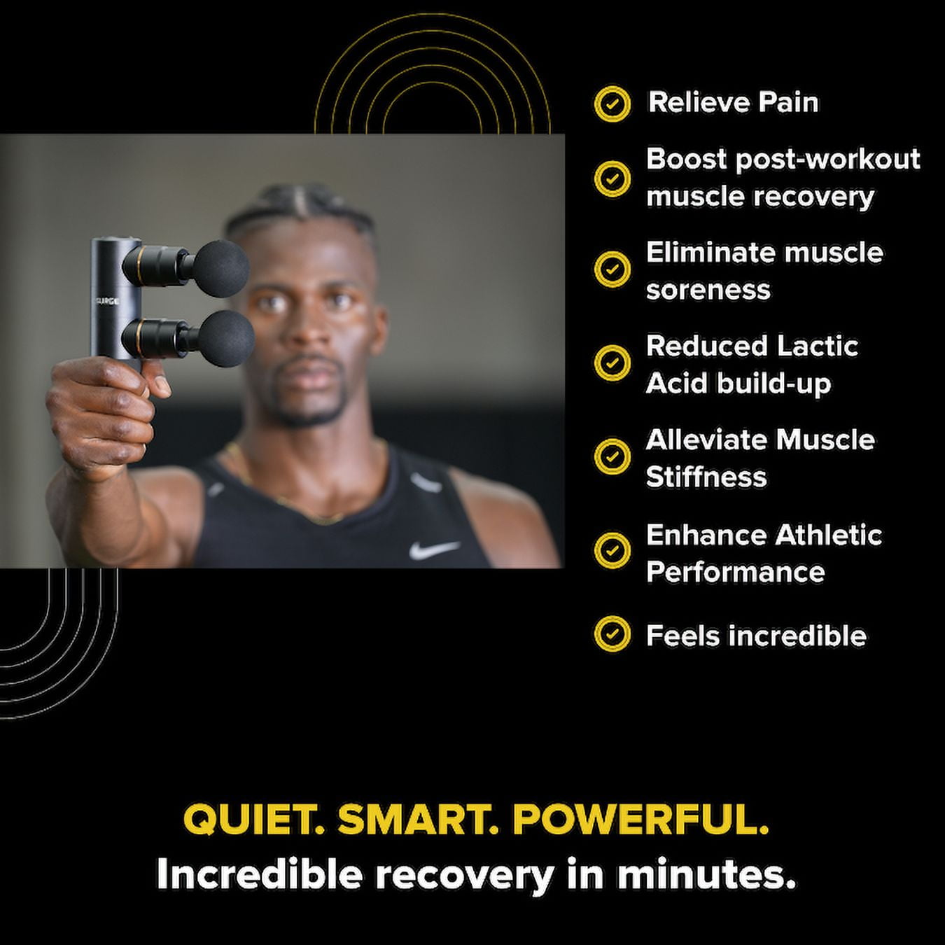 The SURGE Dual-Head Massage Gun