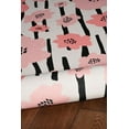 thumbnail image 2 of Laurel 3' x 5' Washable Accent Rug, Ivory and Pink, 2 of 7