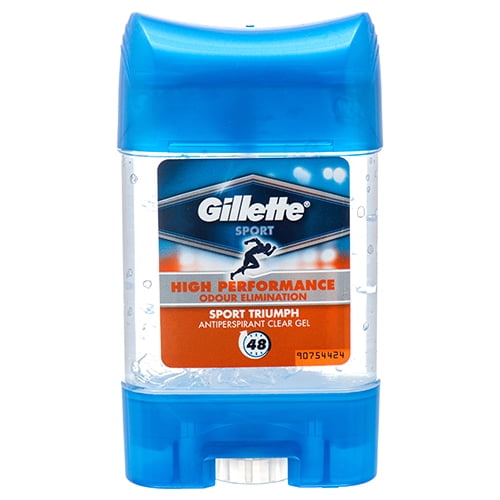 New 383328 Gillette Antiperspirant Clear Gel Sport Triumph 70 Ml (6