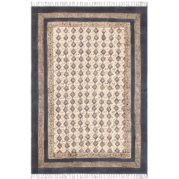 Casavani Rectangle Kitchen Garden Yoga Mat,Blue 2.6x10 feet