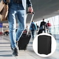 thumbnail image 5 of Uxcell Elastic Silk Travel Luggage Cover, Washable Protective Suitcase Protector Bag Black for 24 Inch Wheeled Suitcase, 5 of 5